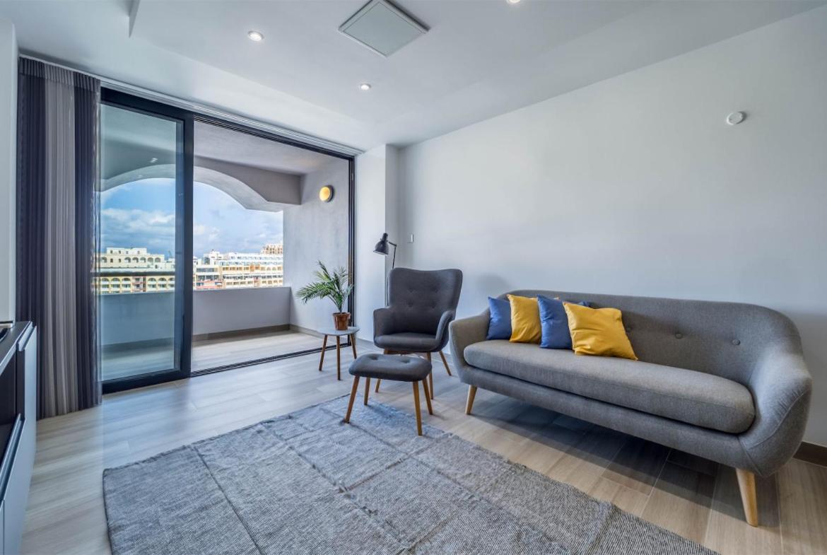 Deluxe Seaview Apartment Saint Julian's 外观 照片